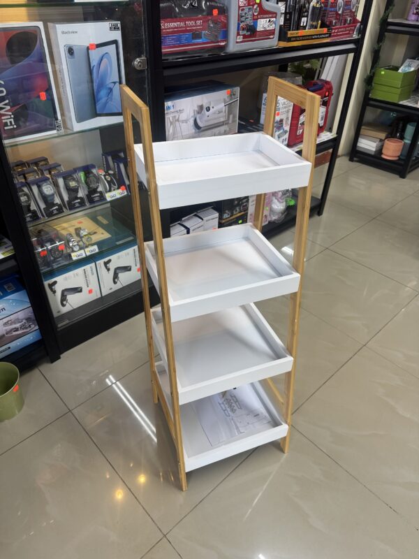 Four Tier Bamboo Shelf - Image 3