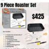 9 Pc Roaster Set