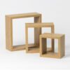 Set of 3 Square Floating Wall Shelves - Image 3