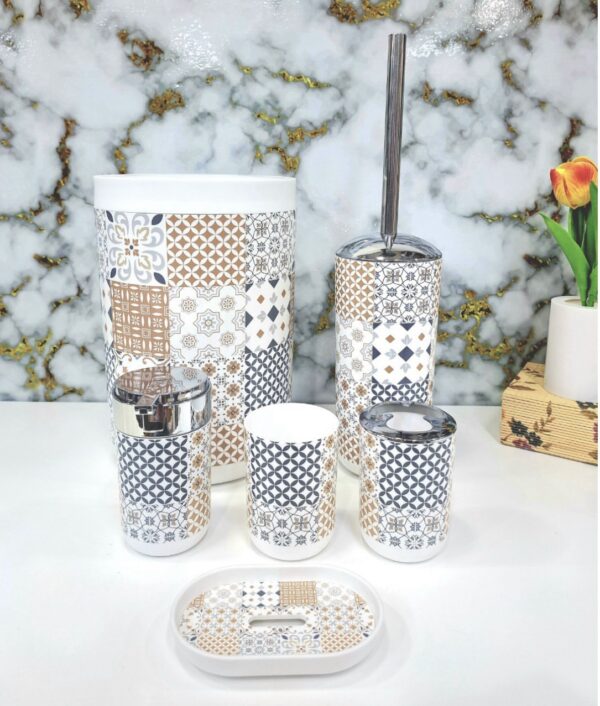 6 Pc Bathroom Set - Image 2