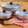 Imusa 3Pc Aluminum Pot Set - Image 5