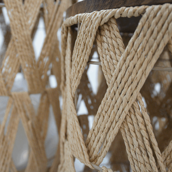 Textual Weave Coffee Table - 3 PCs - Image 4