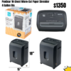PenGear 10-Sheet Micro-Cut Paper Shredder
4 Gallon Bin