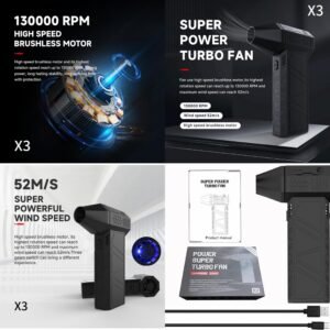 Mini 130000 RPM Turbo Blower