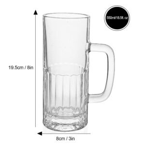 2Pc Clear Nova Beer Glasses