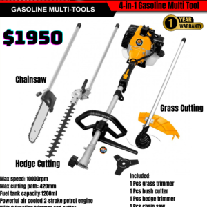 4-in-1 Gasoline Multi Tool  - One Year Warranty